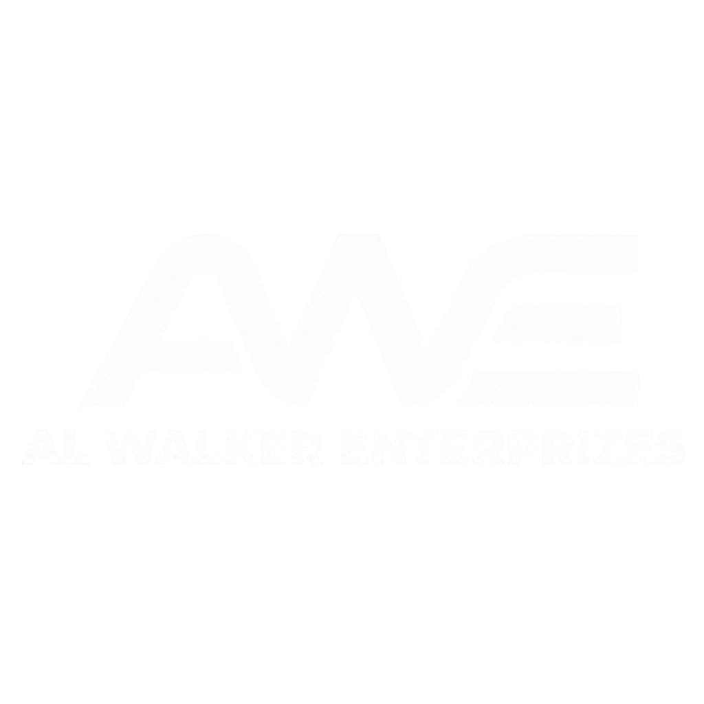Al Walker Enterprizes logo white